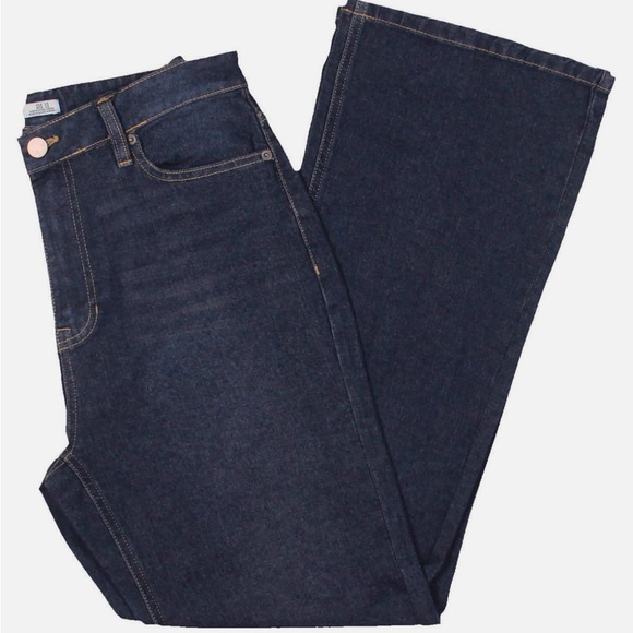 Dex Denim - Dex Womens Blue Denim Flared Jeans 28